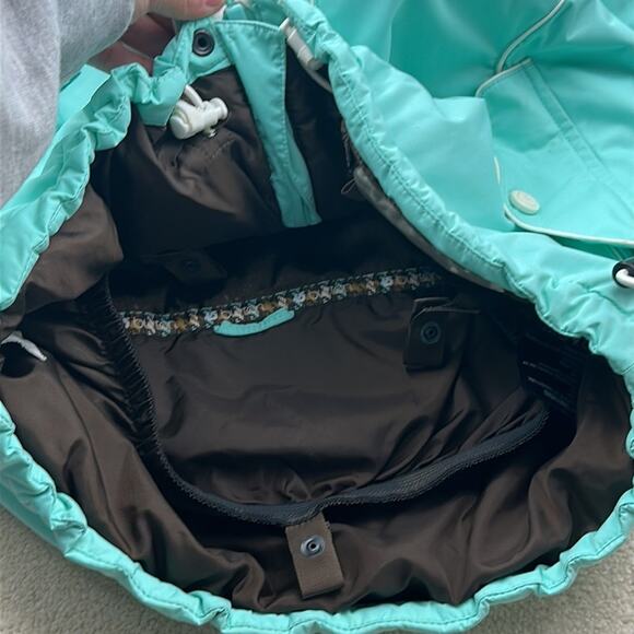 Burton: Retro Turquoise Ski/ Snowboard Jacket - Picture 7 of 7